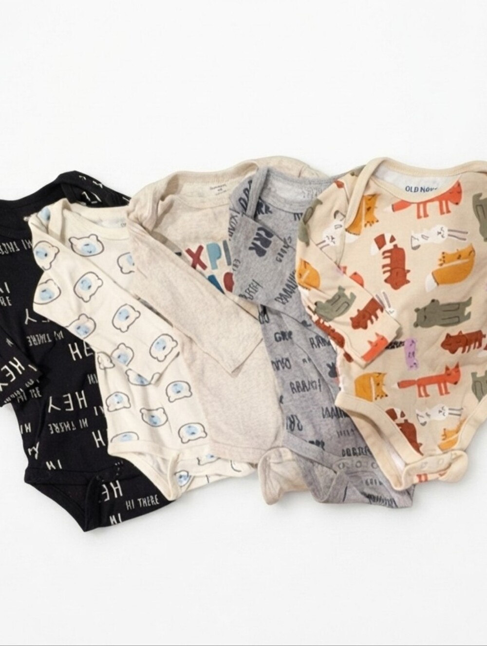 Gerber 3-6M Baby Onesies Set (5)